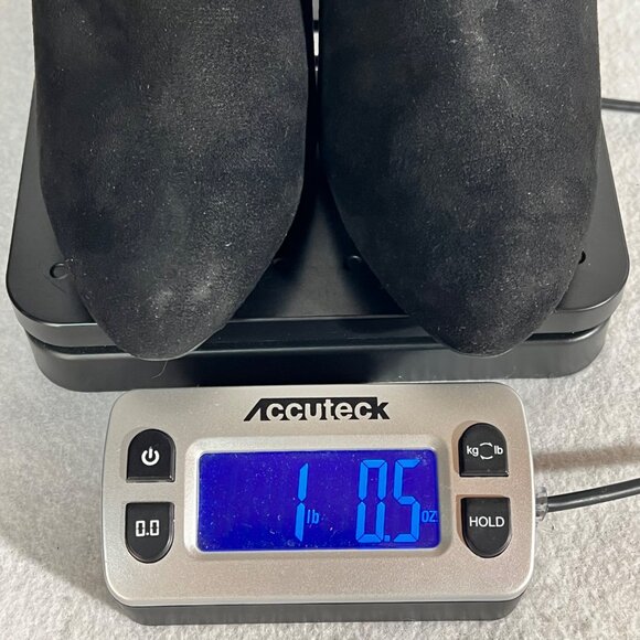 Kelly & Katie Black Chayse Almond Toe Side Cutout High Heels Womens 7M Zippered - Picture 16 of 16